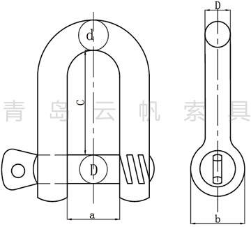 歐式大D卸扣型號(hào)規(guī)格