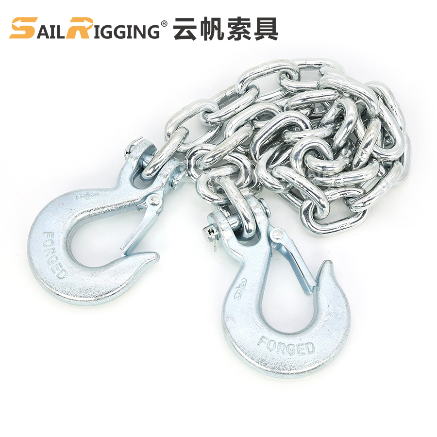 美標(biāo)G43級(jí)鏈條帶羊角滑鉤